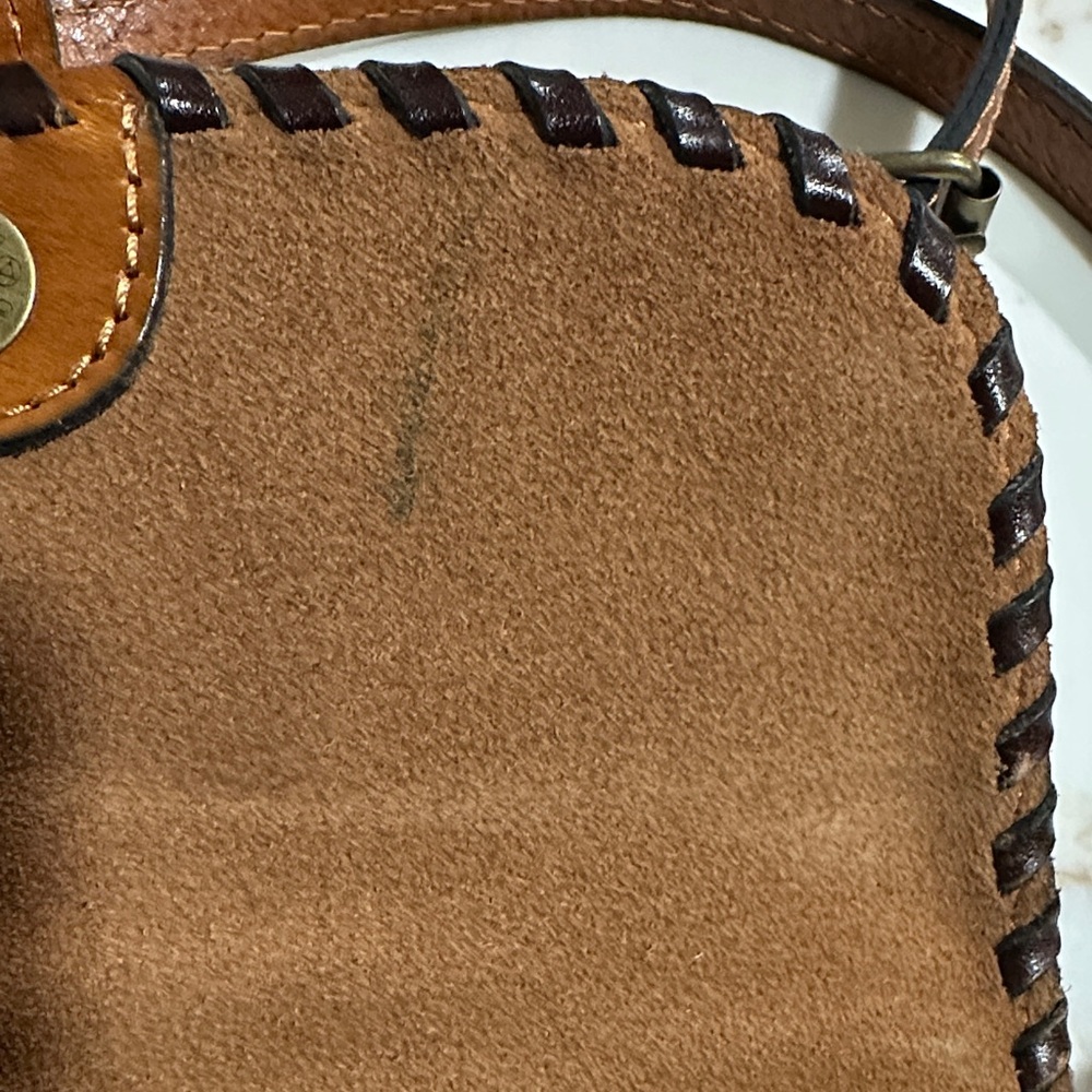 Patricia Nash Tooled Leather Crossbody Bag in Warm Brown - Picture 6 of 13